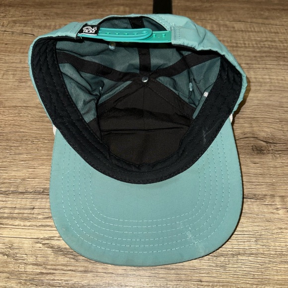 Light Blue Rope “Ride On” Snap Back Hat - Picture 5 of 5